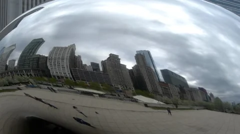 Cloud Gate Time Lapse Stock Footage 7734650