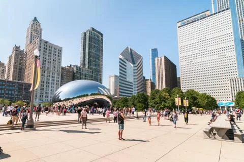 Cloud Gateat ai Chicago's Millennium Park Stock Photos