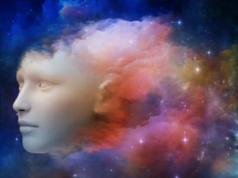 Cloud Girl Stockillustratie