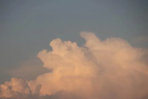 Cloud on golden hour. Stock Photos