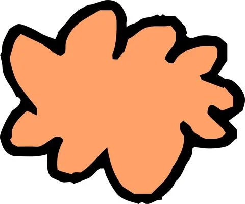 Cloud graffiti drawn by a child Stock Illustration