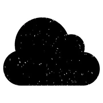 Cloud Grainy Texture Icon Stock Illustration