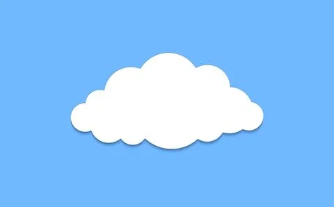 Cloud graphic shapes. Data design element. Vector cloudy bubble set isolated on 스톡 일러스트