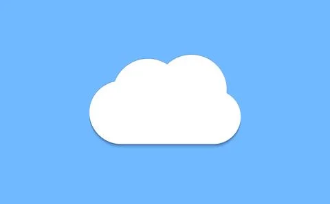 Cloud graphic shapes. Data design element. Vector cloudy bubble set isolated on Stock Illustration