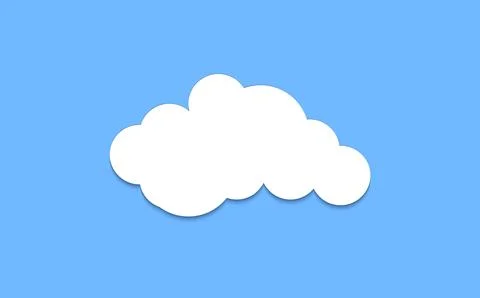 Cloud graphic shapes. Data design element. Vector cloudy bubble set isolated on 스톡 일러스트