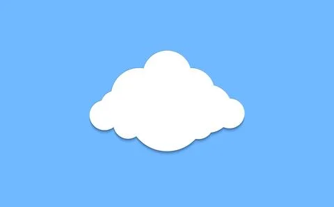 Cloud graphic shapes. Data design element. Vector cloudy bubble set isolated on Stock Illustration