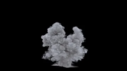 Cloud of gray smoke Видео 312332528