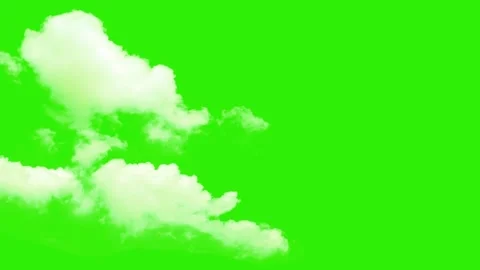 Cloud green screen 4k. Sky, cloud moving green screen chroma key video. Video stock 311592150