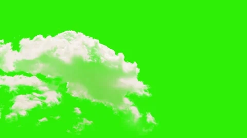 Cloud green screen 4k. Sky, cloud moving green screen chroma key video. Stock Footage 311592606