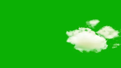 Cloud green screen 4k. Sky, cloud moving green screen chroma key video. Stock Footage 311593490