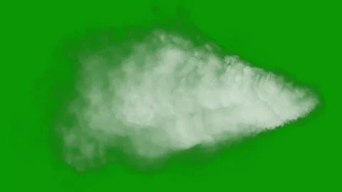 Cloud green screen animated chromakey background movement Stock Footage 314067552