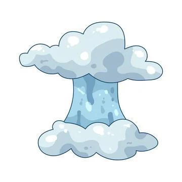 Cloud hail Ilustración de archivo
