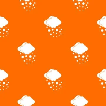 Cloud with hail pattern seamless Illustrazione stock