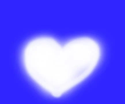 Cloud heart in the blue sky - copy space Stock Illustration