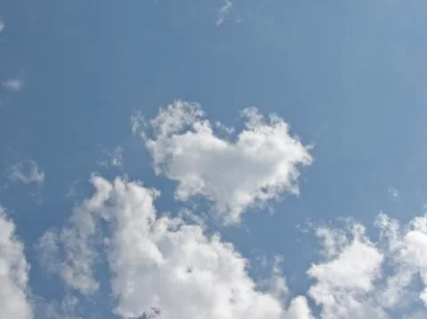 Cloud - heart 写真素材