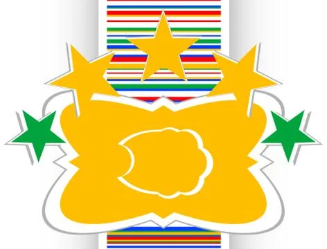 Cloud icon on the abstract web button Illustrazione stock