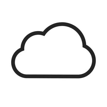 Cloud icon. Air icon. Vector. Stock Illustration
