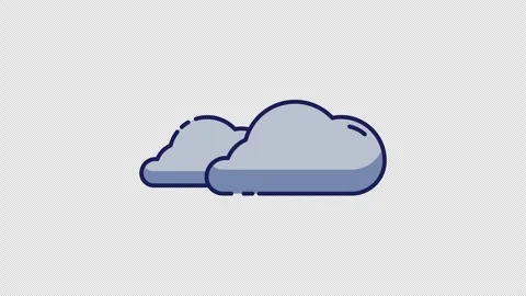 Cloud icon animation 库存影片 332589622