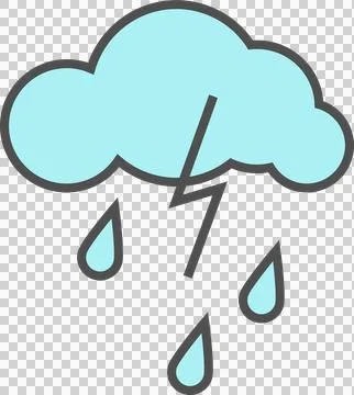 Cloud icon, apps, web. Cloud icon mobile. png. Storm, rain, hail, and, snow.. Stock Illustration