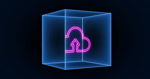 Cloud Icon Box 01 Stock Footage 231240585