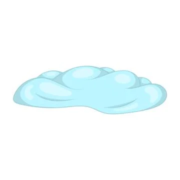Cloud icon, cartoon style 스톡 일러스트