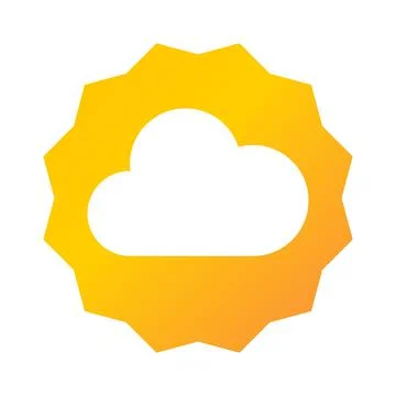 Cloud icon. cloud illustration. Flat vector icon. can use for, icon design el イラスト素材