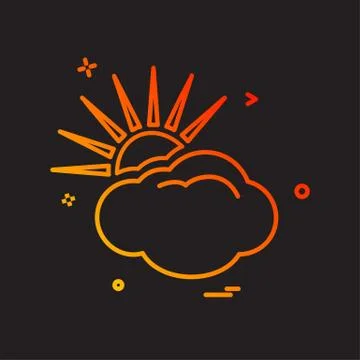 Cloud icon design vector 스톡 일러스트