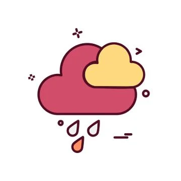 Cloud icon design vector Stockillustratie