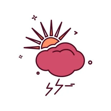 Cloud icon design vector 스톡 일러스트