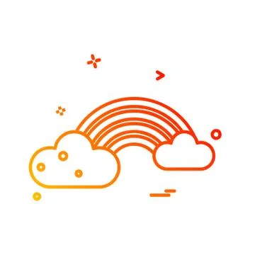 Cloud icon design vector 库存插图