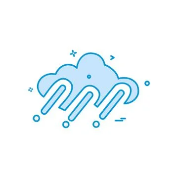 Cloud icon design vector Stockillustratie