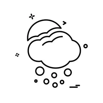 Cloud icon design vector Stock Illustration
