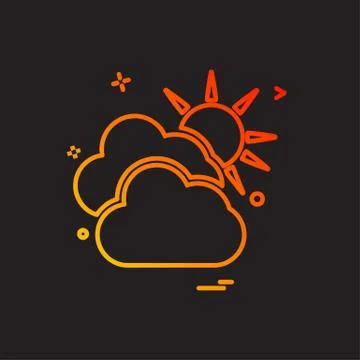 Cloud icon design vector Illustrazione stock