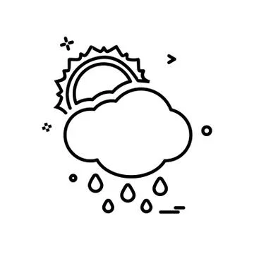 Cloud icon design vector 스톡 일러스트