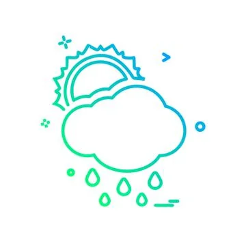 Cloud icon design vector 스톡 일러스트
