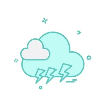 Cloud icon design vector 스톡 일러스트