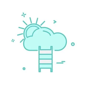 Cloud icon design vector Stockillustratie