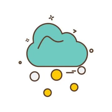 Cloud icon design vector Stock Illustration