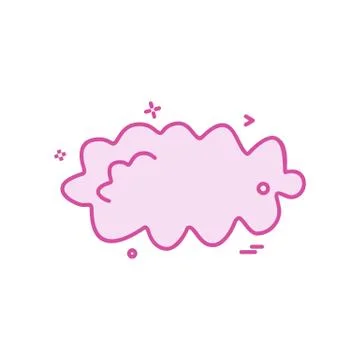 Cloud icon design vector Stock Illustration