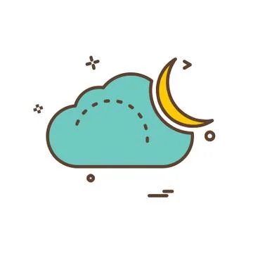Cloud icon design vector Stock Illustration