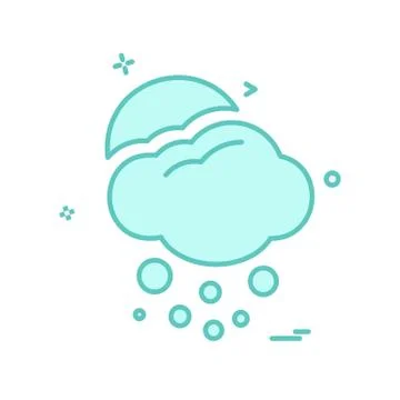 Cloud icon design vector Illustrazione stock