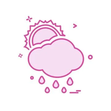 Cloud icon design vector Illustrazione stock