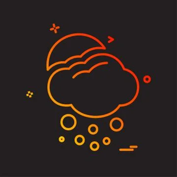 Cloud icon design vector 스톡 일러스트