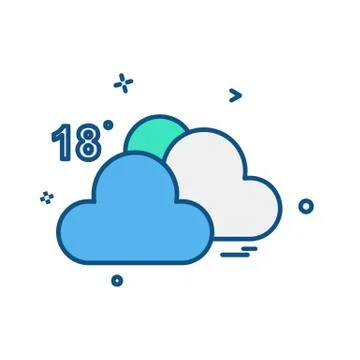 Cloud icon design vector Stock Illustration