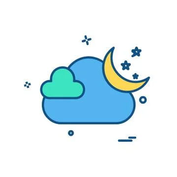 Cloud icon design vector Stock Illustration