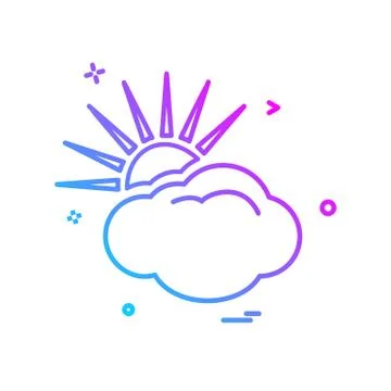 Cloud icon design vector 스톡 일러스트