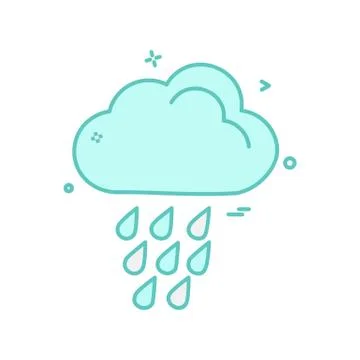 Cloud icon design vector イラスト素材