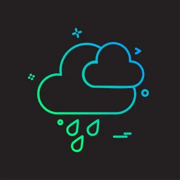 Cloud icon design vector 스톡 일러스트