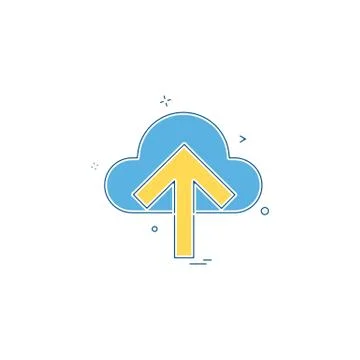 Cloud icon design vector 스톡 일러스트