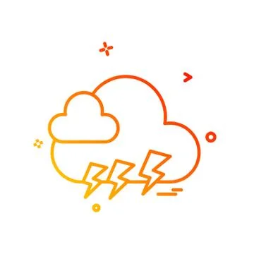 Cloud icon design vector Stock Illustration